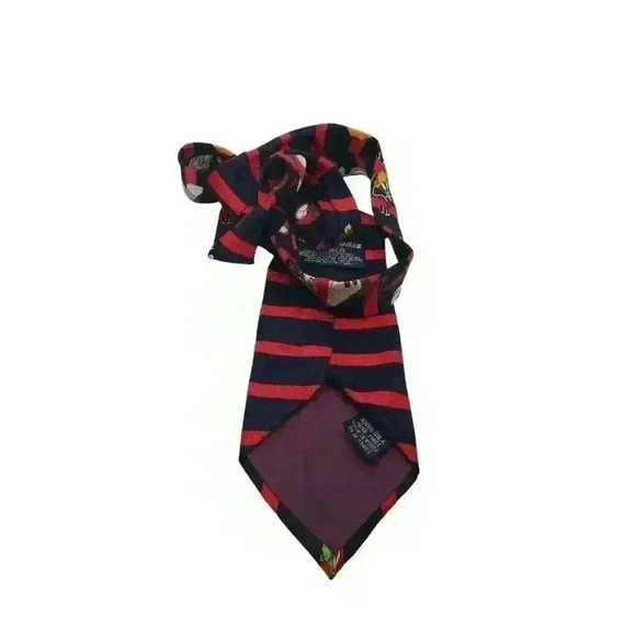 Vintage Looney Tunes Neck Tie 1995 Bugs Daffy Pepe Le Pew Taz Martin Martian - Picture 6 of 10